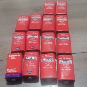 Vintage Eveready Energizer No. 412 Battery Neda 215 22 1/2 Volts Union Carbide